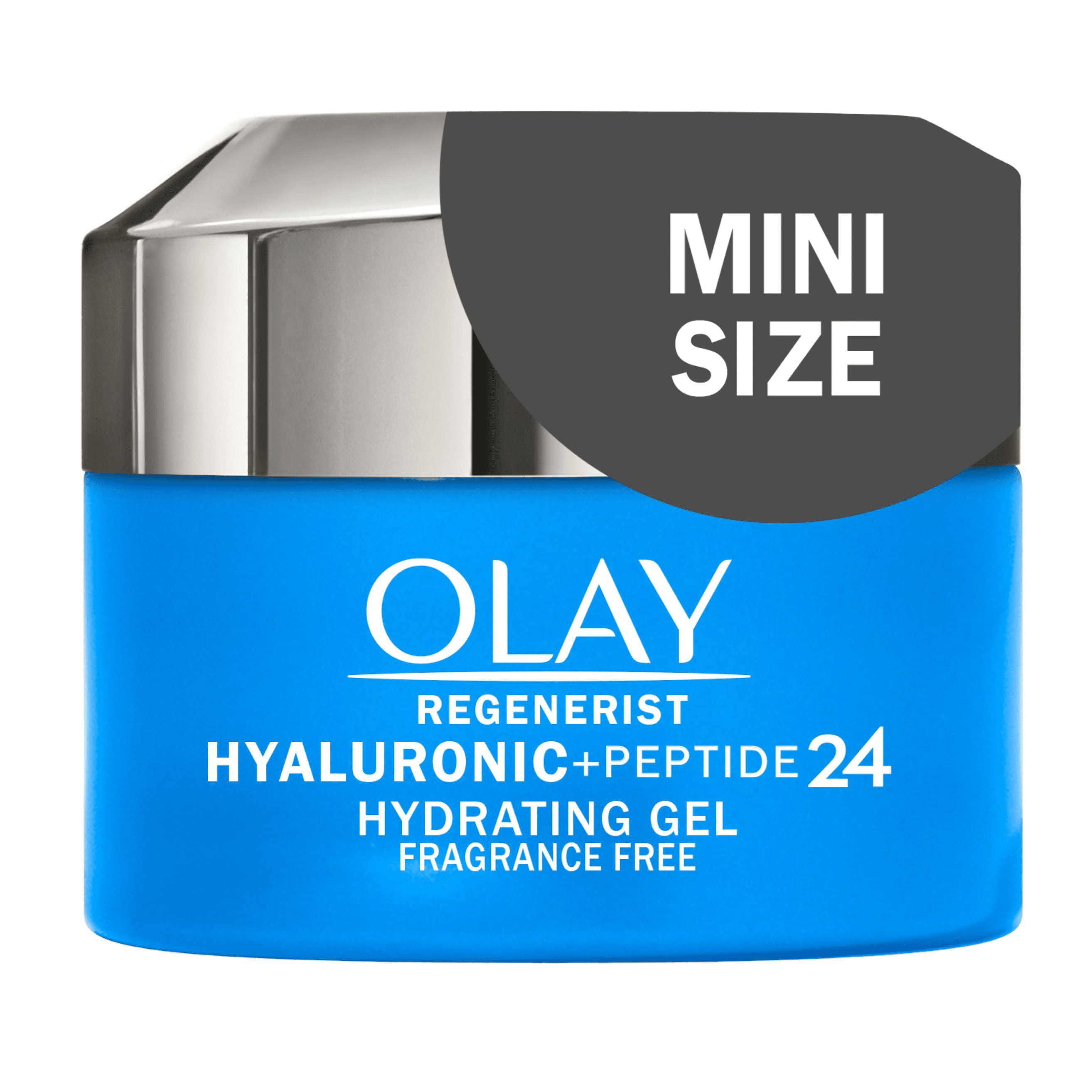 Olay Regenerist Hyaluronic + Peptide 24 Gel Face Moisturizer, Fragrance-Free, Trial Size, .5 oz
