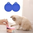thumbnail image 2 of Homirary Pet Food Can Lids, 2 Pack Silicone Can Lid, for Cat Dog Canned Food Storage, Suitable for A Variety of Standard Sizes, 2 of 8