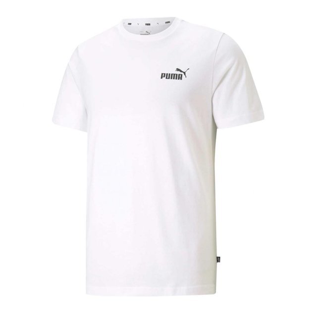 Playera Puma ESS Small Logo para Hombre 586668-02 blanco L Puma 586668-02 PLAY. ESS SMALL LOGO