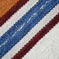 thumbnail image 3 of Rugsotic Carpets Eco-Friendly Woven Hand Woven Kilim Flat Weave Orange Blue Contemporary Area Rug, 4'x6' Rectangle, Antimicrobial, 3 of 10