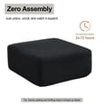 thumbnail image 3 of Okeysen Modular Corduroy Accent Chair, Single Seat Upholstered Sofa with Ergonomic Support, No Assembly, 3 of 5
