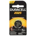 thumbnail image 1 of CR2025 Duracell 3 Volt Lithium Coin Cell Battery (On a Card), 1 of 1