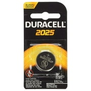 10-Pack CR2025 Duracell 3 Volt Lithium Coin Cell Batteries (On a Card)