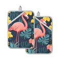 thumbnail image 7 of Yayeee Pot Holders Kitchen Heat Resistant with Pocket 7"x9.8" Cotton Oven Cooking Hot Pads, Pink Floral Flamingo, 7 of 7