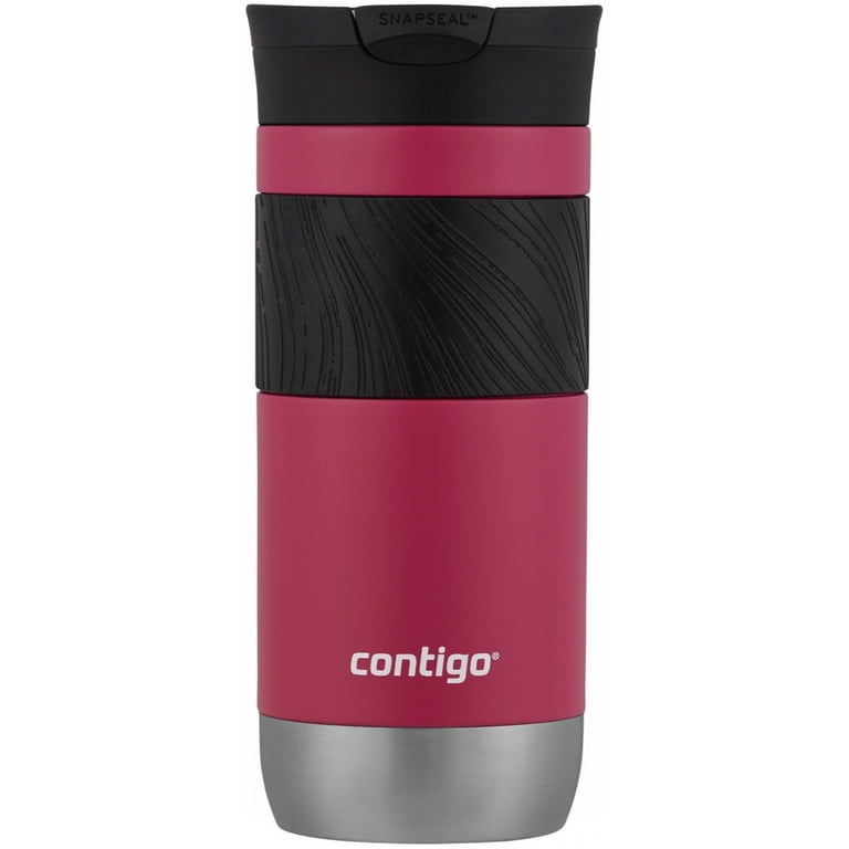 Contigo 2 Pack Autoseal Spill Proof Travel Mug Flask Grey/Red