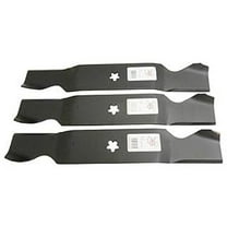 3 Hi Lift Blades fit Husqvarna 532187256 54" Deck 187254 187256 MZ5424S RZ5424