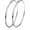 Diameter 70mm, variant on Silver Plated Hoop Earrings for Women, Classic Circle Endless Big Hoops Jewelry in Multiple Sizes 20-80mm