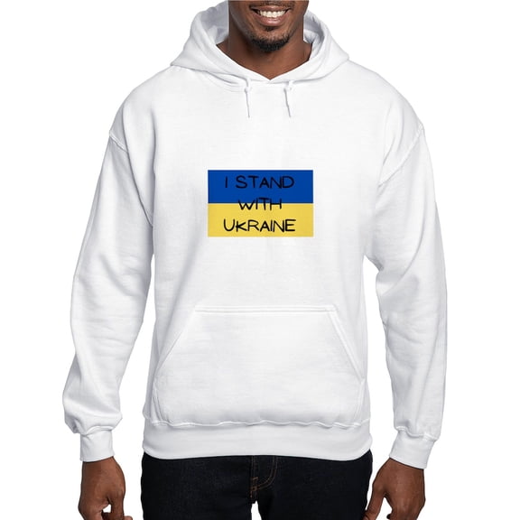 CafePress - I Stand With Ukraine Sweatshirt - Pullover Hoodie, Hooded Sweatshirt