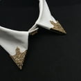 thumbnail image 3 of Xinyolin 1Pair Unisex Fashion Hollow Geometric Flower Brooch Pin, Suit Tie Hat Scarf Badge, 3 of 7