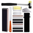 thumbnail image 1 of Juego de herramientas para guitarra y luthier Funnytek, 17 piezas, con martillo de goma con trastes, 1 of 7