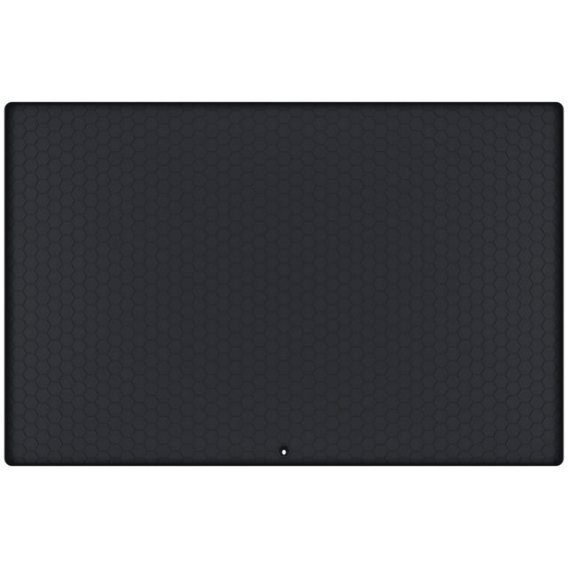 Silicone Under Sink Mat 34” x 22” Kitchen Sink Liner with Drainage Hole Sink Splashes Absorbent Mat Waterproof Sink Protector Under Sink Tray for Kitchen Bathroom Laundry Room