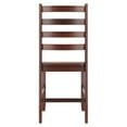 thumbnail image 2 of Winsome Hamilton Ladder-back Chairs, 2-Pc Set, Walnut, 2 of 9