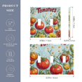 thumbnail image 2 of Yayeee Toggle Light Switch Wall Plate 2-Gang 4.56"x4.48" Decorative Outlet Cover, Blue Tomatoes, 2 of 7