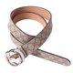 thumbnail image 1 of Cinturón para hombre con diseño de doble G, elegante, ajustable, suave y resistente, para vestir, para actividades de ocio, trabajo y negocios., 1 of 14