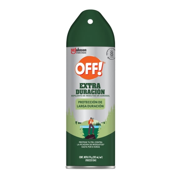 Repelente de Insectos en Aerosol OFF! Extra Duración 170gr