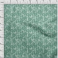 thumbnail image 3 of oneOone Cotton Jersey Elf Green Fabric Leaves & Floral Geometric Sewing Craft Projects Fabric Prints By Yard 58 Inch Wide, 3 of 4