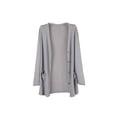 thumbnail image 1 of Qarigey Abrigo de moda chal de punto chaqueta de verano exquisito regalo dulce lavable ropa de mujer mano de obra fina cárdigan suelto Abrigos y chamarras Gris Qarigey AP013515-03, 1 of 6