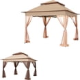 thumbnail image 4 of Garden Winds Replacement Canopy Top Cover Compatible with The COOSHADE and MASTERCANOPY 11'x11' Pop Up Gazebo - Riplock 350, 4 of 13