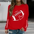 thumbnail image 2 of Sweatshirt for Women Perfect For Daily Wear or Loungewear Every Soft Fabrics L Red Sweatshirts, 2 of 4