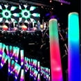 thumbnail image 3 of 118PC Multi-Color Flashing Foam Sticks, Battery Included Light Up Sticks for Concerts and Night Events, 3 of 19