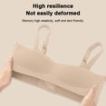 thumbnail image 3 of Soutien-gorge Sans Fil pour Femmes Soutien-Gorge Sans Couture Super Confortable Col en V Ajustable Invisible - Teint, 3 of 5