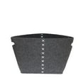 thumbnail image 1 of Jessar - Panier de Rangement en Feutre, 33.5 x 25 x 28cm, Gris Foncé, 1 of 1