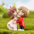 thumbnail image 6 of Desktop Decor,Valentine's Day Decorations Couple Toys Home Decor Boy Dress Girl Wedding Cake Topper, 6 of 9