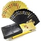 thumbnail image 2 of 2 Baraja de naipes impermeables Cartas de póquer Naipes de plástico Naipes de oro negro Ju MINGRI MINGRI, 2 of 2