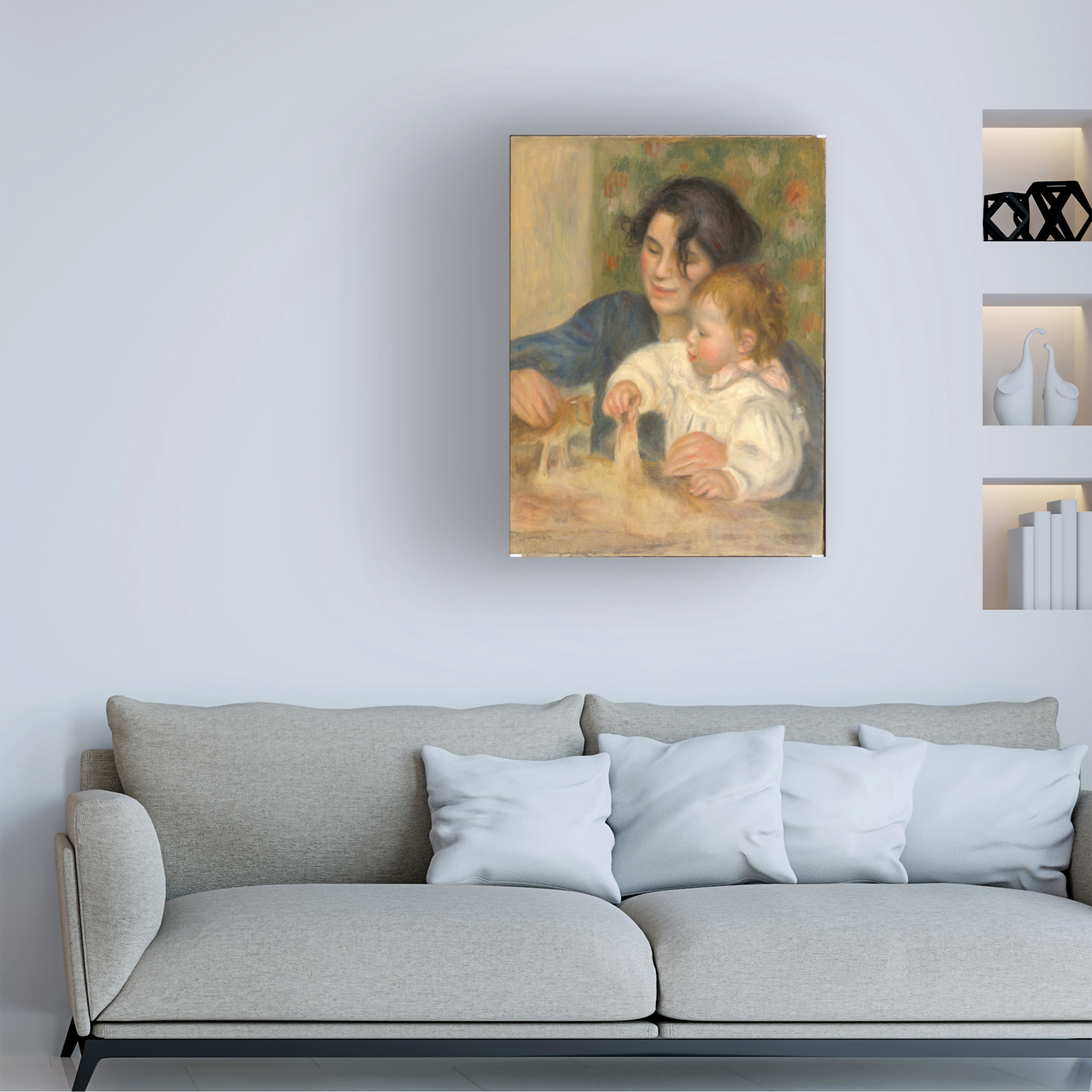 Renoir 'Gabriel And Jean' Canvas Art