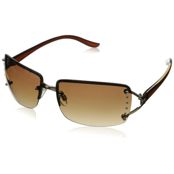 Anteojos de Sol Foster Grant Vera Ovalados Dorado/Marrón para Mujer