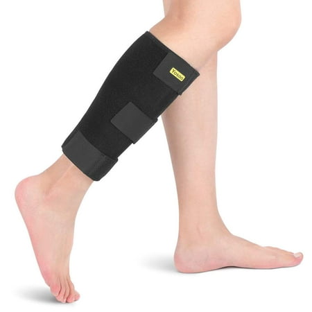 Dilwe Calf Compression Brace Shin Splint Support Sleeve Lower Leg Compression Wrap Support Adjustable Comfortable for Reduces Calf Muscle Pain Strain Injury and Swelling, Fits Men and (Best Basketball Shoes For Shin Splints)