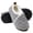 Gray, variant on Knivor Closed Back Slippers for Women Slipper Socks Sherpa Fleece V‑Trim Slip On Indoor Outdoor Non Slip House Shoes