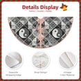 thumbnail image 3 of Haiem Yin Yang With Black And White Pattern Christmas Tree Skirt Merry Christmas Party Christmas Tree Decoration,New Year Decorations-30", 3 of 6
