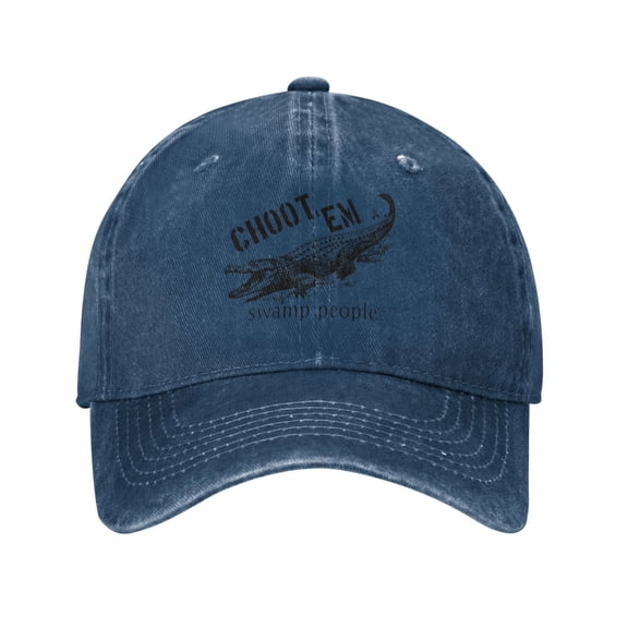 Swamp People Mesh Hat Baseball Cap Dad Hat Classic Adjustable Denim Hat Trucker Dad Cap Outdoor Sport Hats Mens Womens