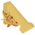 thumbnail image 2 of Gold Plated Alphabet Letter U Lapel Pin, 2 of 3