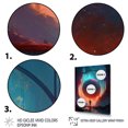 thumbnail image 3 of Designart "Living In The Galaxy V" City Futuristis Wall Art For Kitchen, 3 of 5