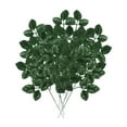 thumbnail image 1 of 10 pcs Decorative Simulation Rose Leaf Green Plant Ornament for Decoration use, 1 of 9