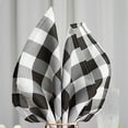 thumbnail image 5 of Balsa Circle 20 Pieces 15" x 15" Black White Gingham Checkered Polyester Napkins, 5 of 7