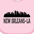 thumbnail image 4 of Inktastic New Orleans Louisiana Skyline Boys or Girls Baby Bib, 4 of 4