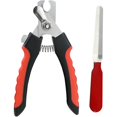 thumbnail image 1 of Nail Clippers for Dogs and Cats Nail Clipper Cutter with Nail File - Red - Essential Grooming Kit, 1 of 5