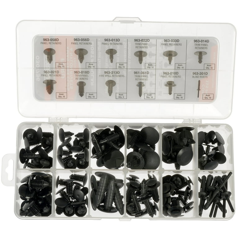 Dorman 030-736 Fastener Tech Tray - Xmas Tree Clips And Nylon