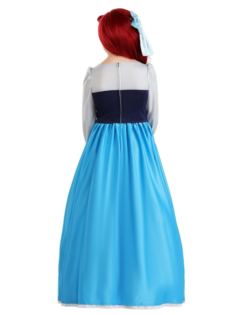 HalloweenCostumes.com Medium Girl Disney The Little Mermaid Ariel Blue Dress Costume for Girls | Disney Costumes, Blue/Blue