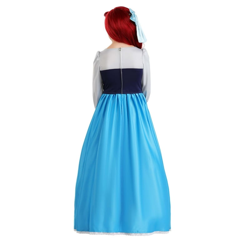 Girl's Disney The Little Mermaid Ariel Blue Dress Costume | Disney Costumes | Kids | Girls | XL | Blue | FUN Costumes