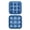Blue, variant on 3D Soccer Ball Ice Cube Mold, Silicone Ice Tray with Lid, Reusable Round Ice Mold for Whiskey, Cocktails & Drinks(Red)