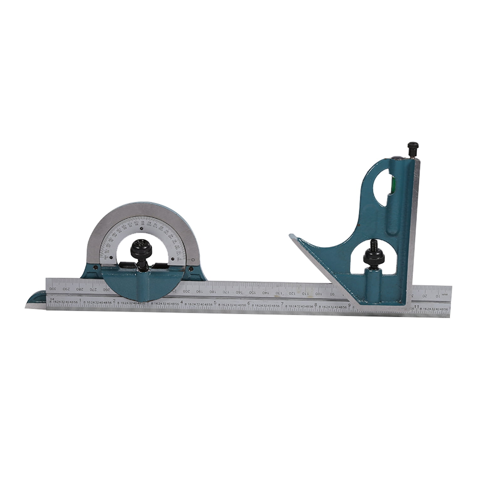 Stainless Steel Universal Bevel Set - 180 Degree Angle Finder With Combination Square & Protractor