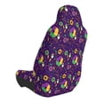 thumbnail image 4 of Lsque Mardi Gras and Donuts Pattern Car Seat Covers for Front Seats , Waterproof Seat Covers for Cars, Sporty Front Seat Covers,Car Seat Cover Protector Front Seats, 4 of 5