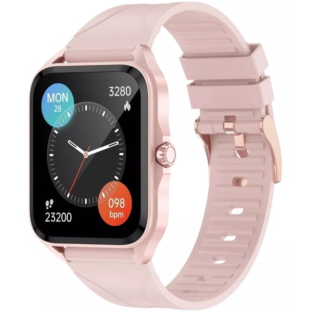 Smartwatch Reloj Inteligente Fralugio Lc204 Full Touch Hd Ai Rosa Sport