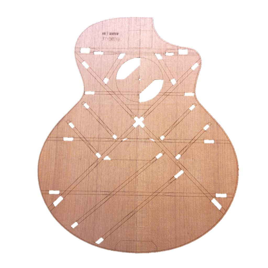 LeeQinersw 41 Inch Guitar Body Template for JF Guitar Making, Luthier