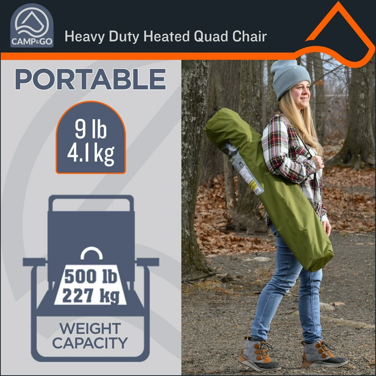 Heavy Duty Heated Quad Chair 