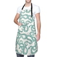 thumbnail image 3 of Uemuo Hand Drawn Snake Pattern Waterproof Apron Adjustable Dishwasher Apron- Apron for Women Men Heavy Duty Work Apron for Dishwashing Chemical Lab, 3 of 9